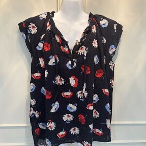 Loft Floral Print Women's Top